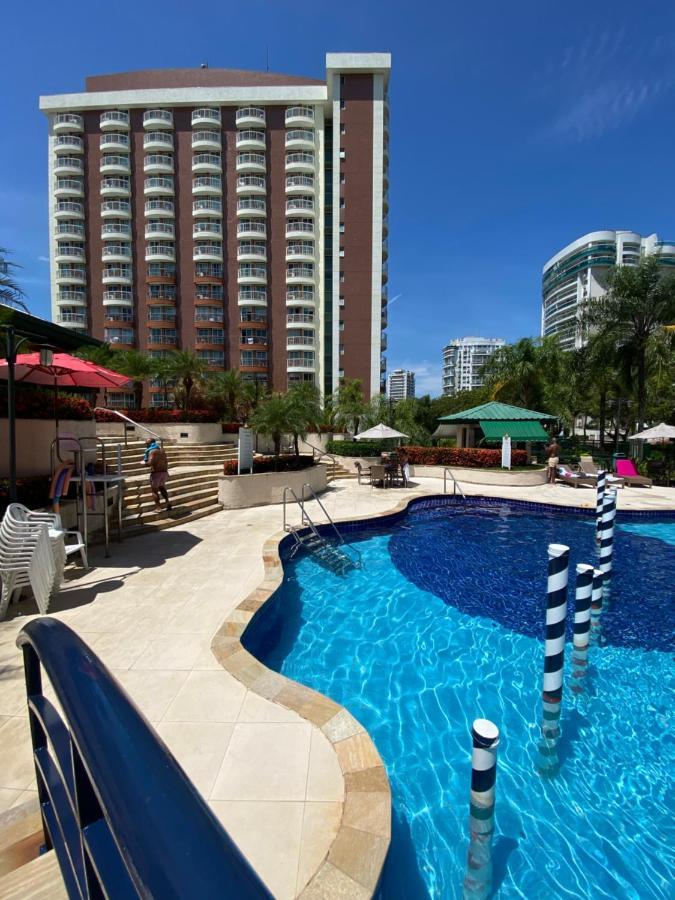Barra Da Tijuca - 9 - Flat Premium Com Cozinha, Fogao Cooktop, Geladeira Grande, Smart Tv Grande, Lindo E Muitissimo Confortavel, Balsa Para A Praia Gratis E Estacionamento Gratuito Rio de Janeiro Bagian luar foto